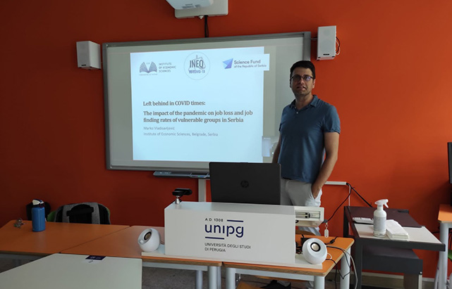 Dr Marko Vladisavljević posetio je Departman za ekonomiju Univerziteta u Peruđi