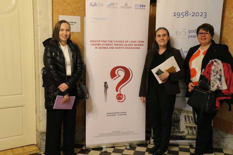 Održana dva okrugla stola povodom predstavljanja rezultata projekta „Identifikovanje uzroka dugotrajne nezaposlenosti starijih žena u Srbiji i Severnoj Makedoniji“