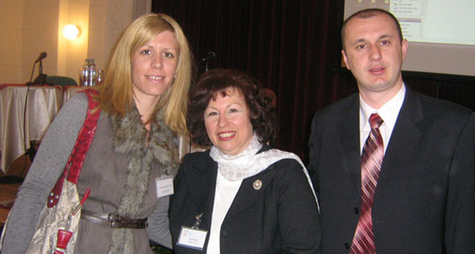 Isidora Beraha, MSc i Saša Stefanović, MSc at the Business Forum of Serbian and Israeli companies and entrepreneurs