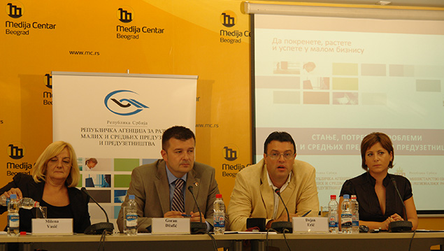 Presentation of project research results "State, Necessities and Problems of Entrepreneurs in Serbia"