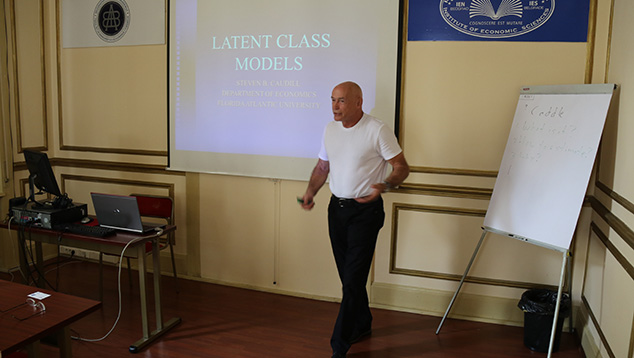 Professor Steven B. Caudill visits IES