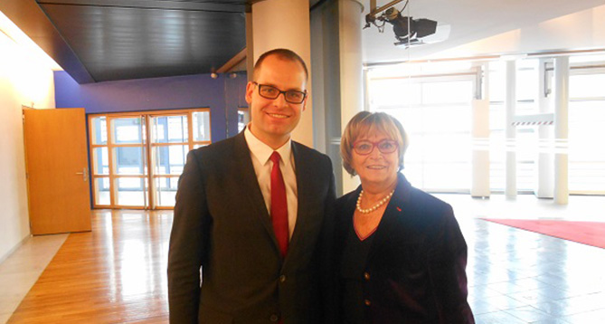 Djuro Djuric visited European Parliament