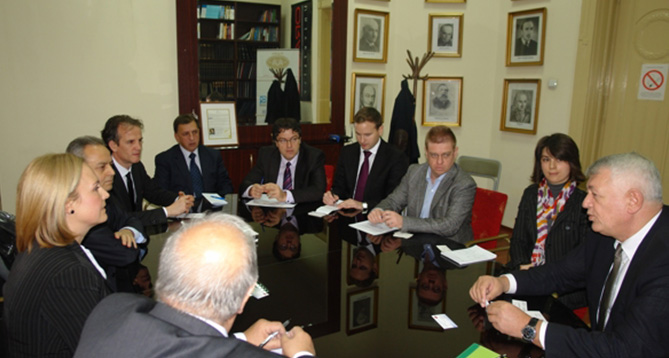 The visit of the Turkish Foundation for Economic Research Delegation