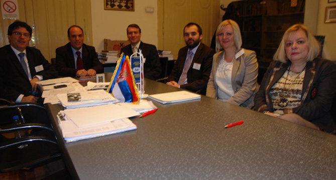Delegation of the Faculty of International Relations of the University of Economics in Prague visit the IES