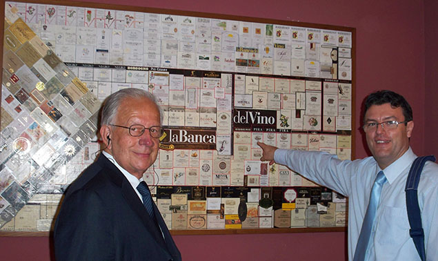 Professor Dejan Erić on business trip in Italy