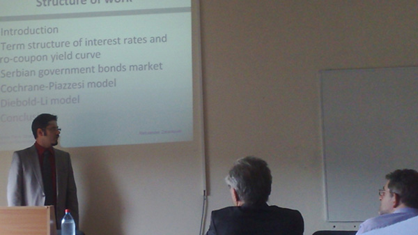 Aleksandar Zdravković defended master thesis