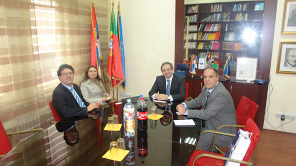 His Excellency Mr. Luis de Almeida Sampaio, the Ambassador of Portugal to Serbia has visited IES