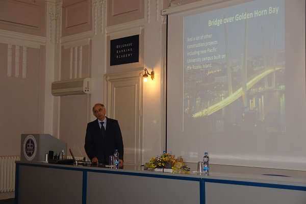 Mr. Vladimir Liberzon visited IES and BBA