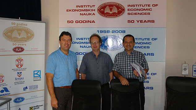 Delegation of Institut für Ausenwirtschaft und Entwicklung sa Wirtschafts Universität Wien visited the IES