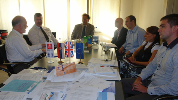 Steve A. Quarrie PhD and Mr Richard Simmons Lecturer visited IES